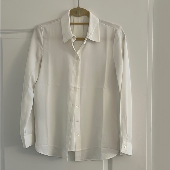 Mango White Button Down - Picture 3 of 5